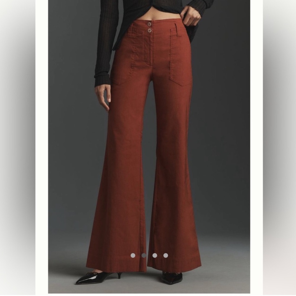 Anthropologie Naomi Pants by Maeve size 0 in Copper